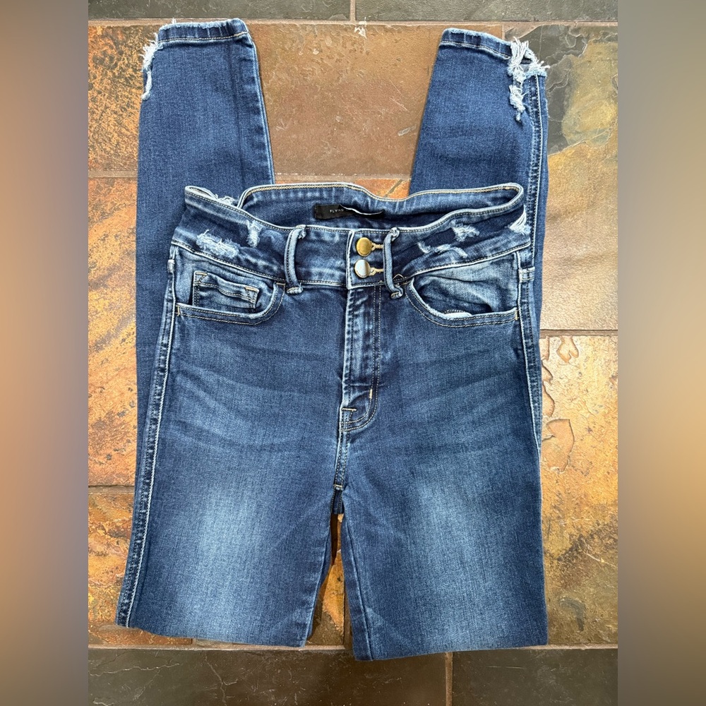 Flying Monkey High Rise Skinny Stretch Jeans‎ - Picture 2 of 4